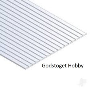 2125 Evergreen. Brdderillet plade. 15 x 30 cm. 1 stk.