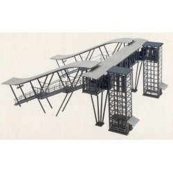 120110 Faller Jernbane overgang med elevator. H0