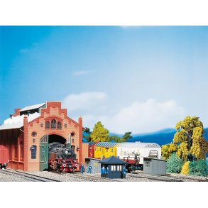 120133 FALLER Vente hus til lokofrer. H0.