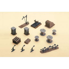 120141 Faller Ting langs sporet. H0.