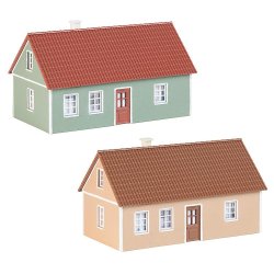 130607 FALLER 2 x villaer. H0.