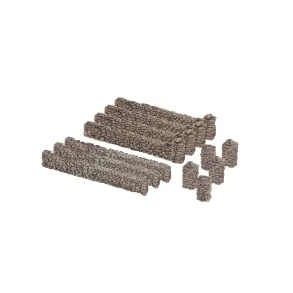 13171 NOCH. Sten vg bygget af mark sten. H0. 