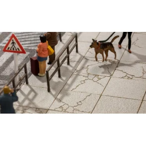 14237 NOCH. Beton fliser. Mler 2,3 x 2,3 cm. I alt 40 stk. H0.