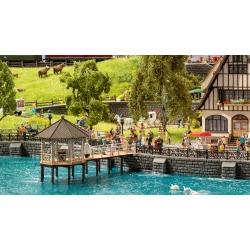 14264 NOCH. Event Pavillon. 12,9 cm x 5,2 cm. hjde 7,1 cm H0.