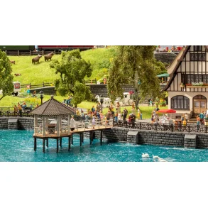 14264 NOCH. Event Pavillon. 12,9 cm x 5,2 cm. hjde 7,1 cm H0.