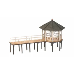 14264 NOCH. Event Pavillon. 12,9 cm x 5,2 cm. hjde 7,1 cm H0.