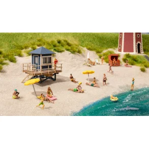 14265 NOCH. Hus til livredder. 5,6 x 4,5 cm. hjde 5,3 cm. H0.