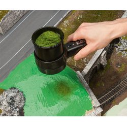 180691 &amp; 170680 FALLER. Grass-spreader + ekstra hjde p beholder.