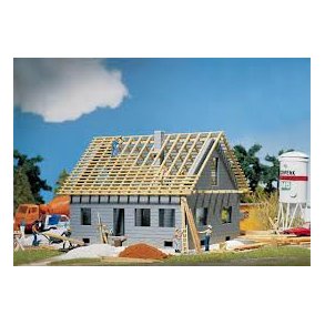 130303 Faller Hus Under opfrsel. H0