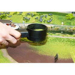 180691 &amp; 170680 FALLER. Grass-spreader + ekstra hjde p beholder.