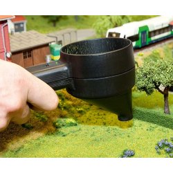 180691 &amp; 170680 FALLER. Grass-spreader + ekstra hjde p beholder.