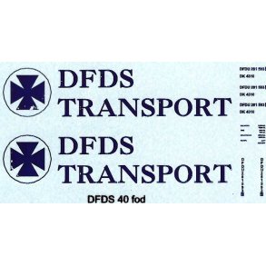 CONTAINER. DFDS TRANSPORT. 40 fod. H0.