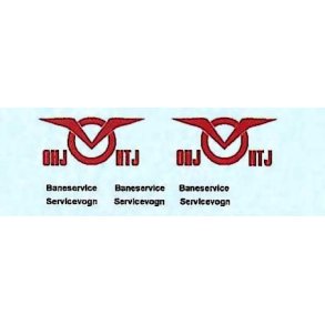 BIL / LASTBIL. OHJ - HTJ. Baneservice / Servicevogn. H0