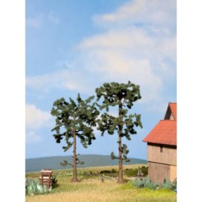 21912 NOCH 2 stk. Grantrer. 11,5 og 13,5 cm hjt.