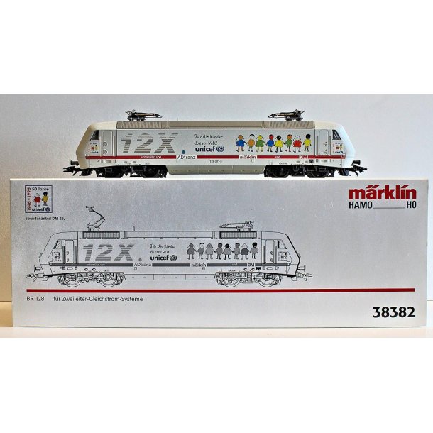 Ja 38382 MRKLIN BR 128 001-5. H0 Brugt.