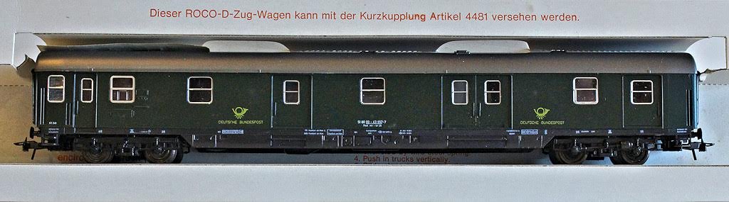 Ja 4249 ROCO. DB post. 51 80 00 43657-7. H0. Brugt.
