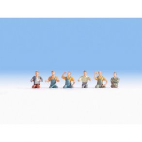 15244 Noch Chaufrer og pasagerer i lastbiler.