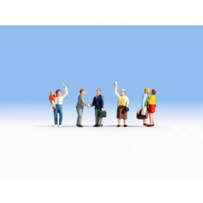 15245 NOCH Figurer der vinker farvel. H0. 