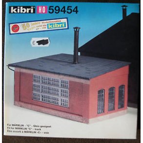 59454 Kibri Tilbygning til fabrik eller remise. H0