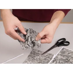 60311 NOCH. "krlle sten". Krl papiret og lav dine egne klippevge.