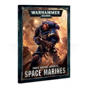 60 03 01 01 036 WARHAMMER hndbog Space Marines. 48-01 (Engelsk)