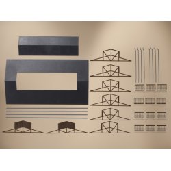 80303 AUHAGEN tag med ovenlys. H0.