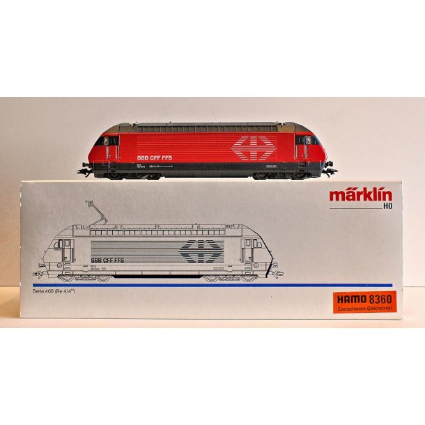 Ja 8360 M&Auml;RKLIN SBB CFF FFS 460 004-5. H0. Brugt