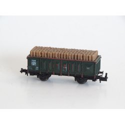 Cl 128 TRIX ben godsvogn med last. N. Brugt