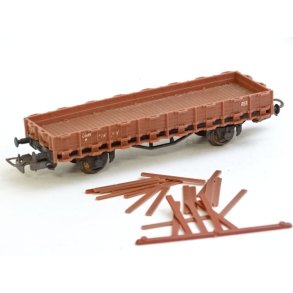 CL 1003 ROCO 4306. BB litra R. med kbskinner. Lidt rust. H0. Brugt