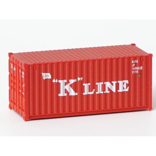 2002 Walthers K line 20 fod container.