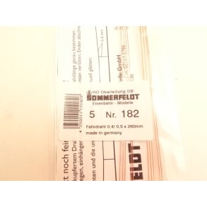 CL 182 SOMMERFELDT. Kretrd 0,4 / 0,5 x 2600 mm. H0. 