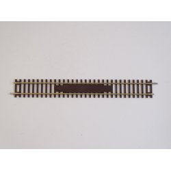 Cl 42410 Roco 2 Lige skinne med og 1 uden overkrsel. H0. Brugt