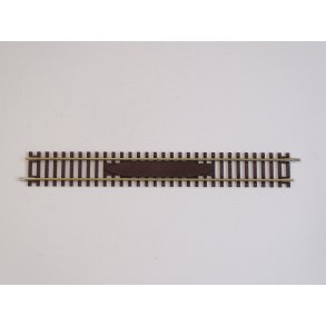 Cl 42410 Roco 2 Lige skinne med og 1 uden overkrsel. H0. Brugt