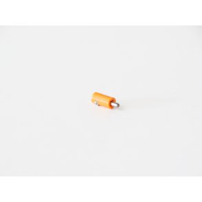 Orange muffe. Hanstik. Den gamle type. Brugt