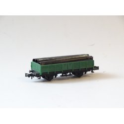 F rr TRIX 2 x fladvogn lsset med rr. N. Brugt