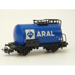 AH 4646 MRKLIN. Aral tankvogn. i flot stand. H0. Brugt