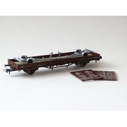 AB 24 ROCO DSB Litra Ks vogn med bdtrailere. H0. " Brugt "