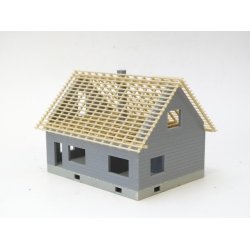 NI 1011 Faller. Villa. Mler ca. 12 x 9 cm Hjde 10 cm. H0. Brugt