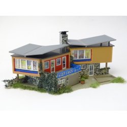 NI 1019 FALLER. Villa. Mler ca. 18 x 12 cm. H 7,5 cm. H0. Brugt