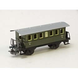 CL 4040 MRKLIN. Personvogn i blik, 2 vogne. H0. Brugt