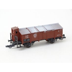 CL 4389A ROCO. Lukket godsvogn med klapper Er fra DR. K 80 912. H0. Brugt