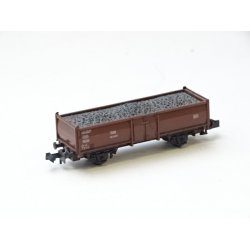 CL 110 ROCO. ben godsvogn med kullast. N. Brugt