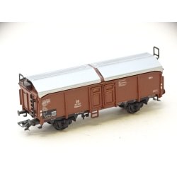 FV 007651 MRKLIN. Godsvogn fra DB med skydetag. H0. Brugt