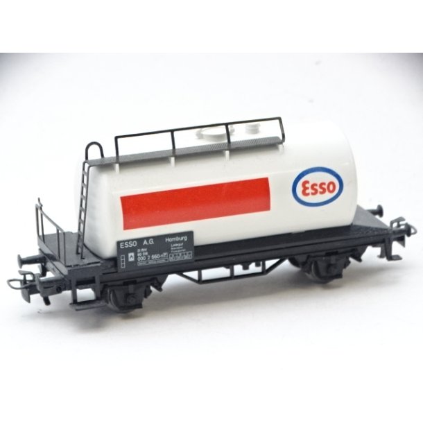 FV 4441 MRKLIN. ESSO Tankvogn i flot stand. H0. Brugt