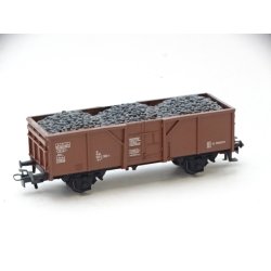 FV 4431 MRKLIN. ben godsvogn med kul last. H0. Brugt