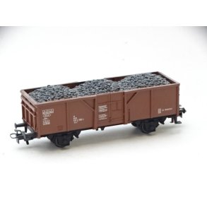 FV 4431 MRKLIN. ben godsvogn med kul last. H0. Brugt