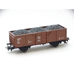 FV 4431 MRKLIN. ben godsvogn med kul last. H0. Brugt