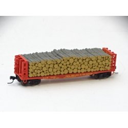 C 38334 ATLAS. GSC 42" Pulpwood flat Car. N. Brugt
