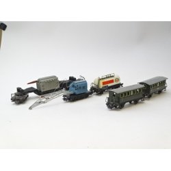 IHD GODS Lot.  Alle MRKLIN. 5 vogne + 2. H0. Brugt