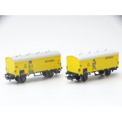 JBL 4509 MRKLIN. 2 lukkede banan vogne. H0. Brugt